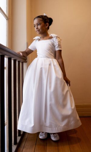 Vestido Carolina Tafetá Indiano