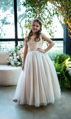 Vestido Raissa Princesa Nude